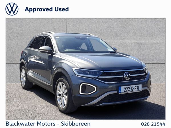 Volkswagen T-Roc SUV, Petrol, 2022, Grey