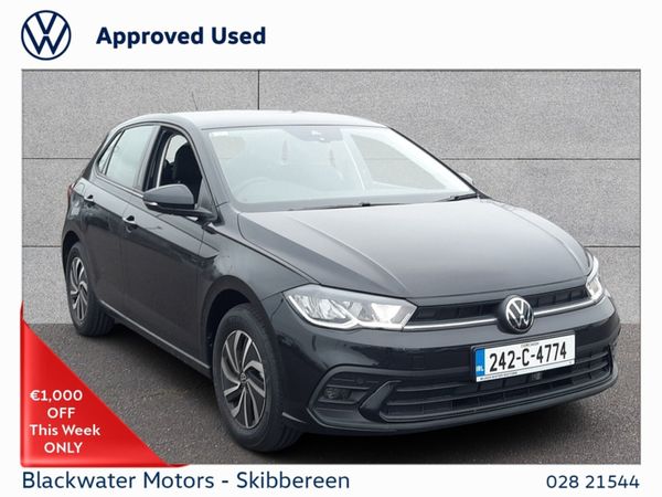 Volkswagen Polo Hatchback, Petrol, 2024, Black