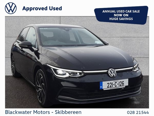 Volkswagen Golf Hatchback, Petrol, 2022, Black
