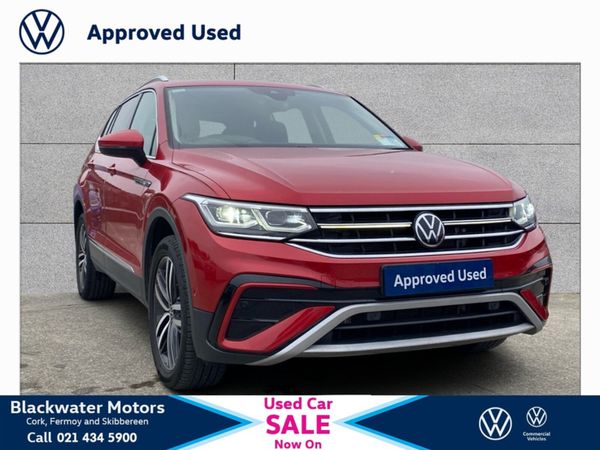 Volkswagen Tiguan Allspace SUV, Diesel, 2024, Red