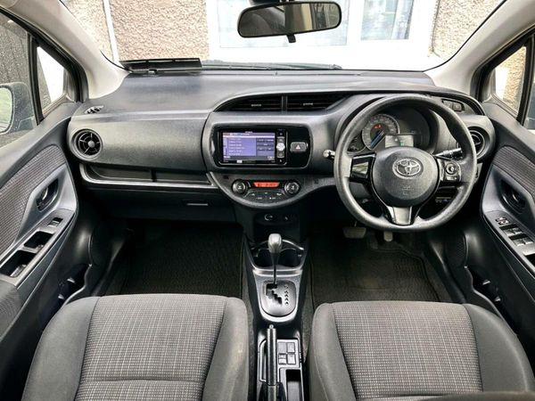 Toyota Vitz Hatchback, Petrol Hybrid, 2017, Black