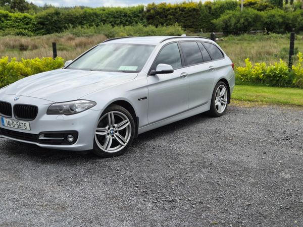 BMW 5-Series Estate, Diesel, 2014, Silver