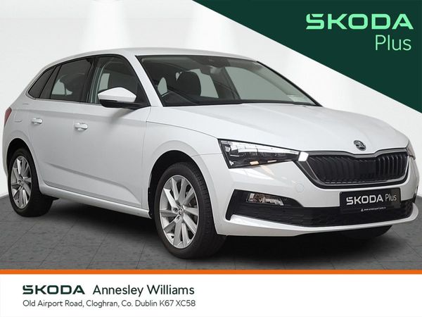 Skoda Scala Hatchback, Petrol, 2022, White