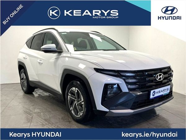 Hyundai Tucson SUV, Petrol Hybrid, 2024, White