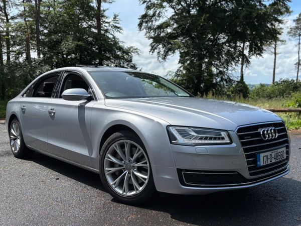 Audi A8 Saloon, Diesel, 2017, Silver