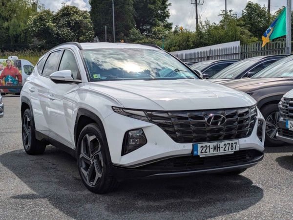Hyundai Tucson SUV, Petrol Hybrid, 2022, White