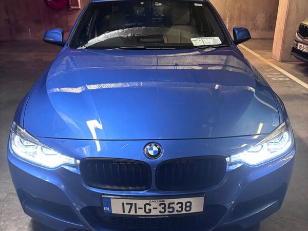 BMW 3-Series Saloon, Petrol Gas, 2017, Blue