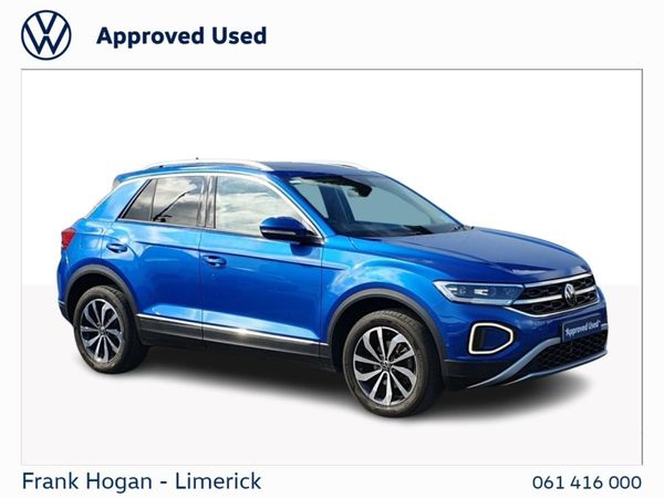 Volkswagen T-Roc SUV, Petrol, 2023, Blue