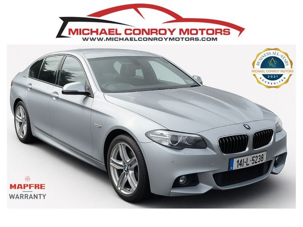 BMW 5-Series Saloon, Diesel, 2014, Silver