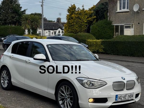 BMW 1-Series Hatchback, Petrol, 2014, White