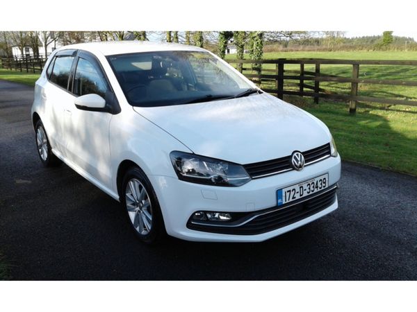 Volkswagen Polo Hatchback, Petrol, 2017, White