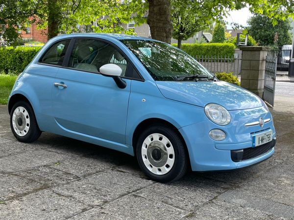 Fiat 500 Hatchback, Petrol, 2011, Blue