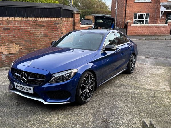 Mercedes-Benz C-Class Saloon, Diesel, 2018, Blue