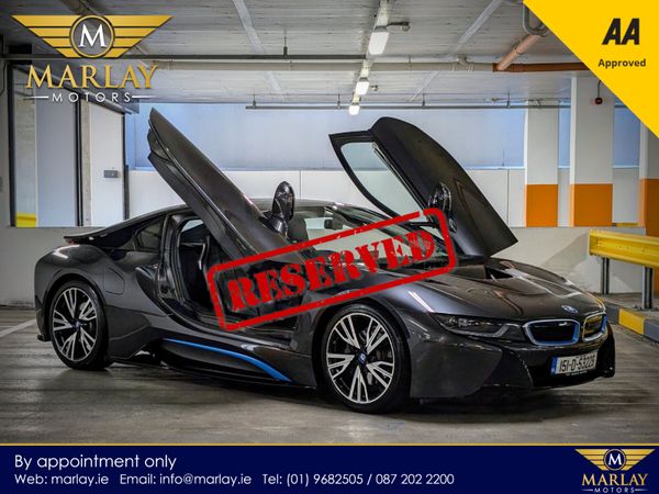 BMW i8 Coupe, Petrol Plug-in Hybrid, 2015, Grey