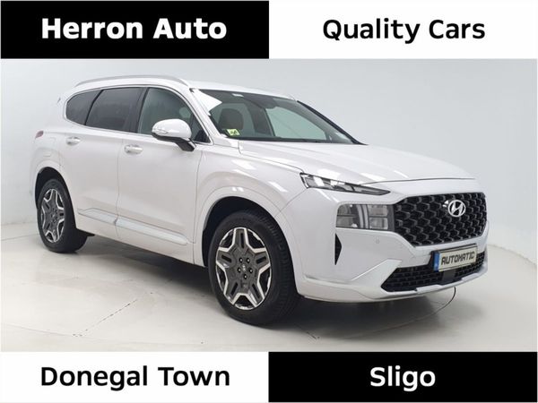 Hyundai Santa Fe SUV, Petrol Plug-in Hybrid, 2022, White