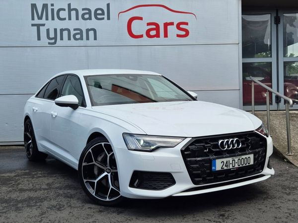 Audi A6 Saloon, Petrol Plug-in Hybrid, 2024, White