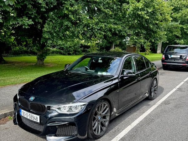 BMW 3-Series Saloon, Petrol Plug-in Hybrid, 2016, Black