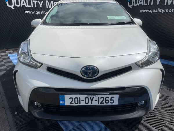 Toyota Prius MPV, Petrol Hybrid, 2020, White