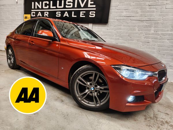 BMW 3-Series Saloon, Petrol Hybrid, 2018, Orange