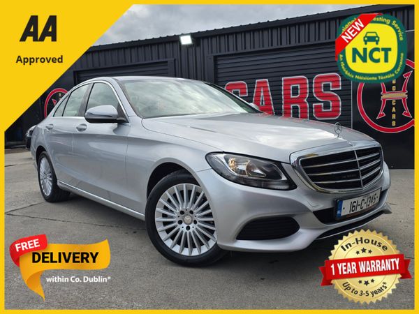 Mercedes-Benz C-Class Saloon, Diesel, 2016, Silver