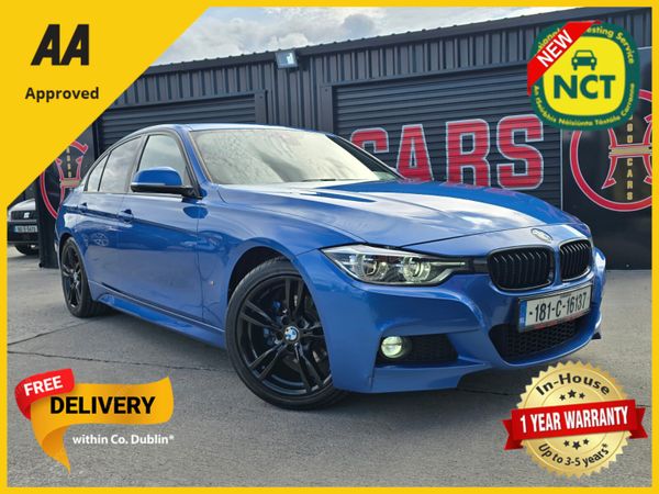 BMW 3-Series Saloon, Petrol Plug-in Hybrid, 2018, Blue