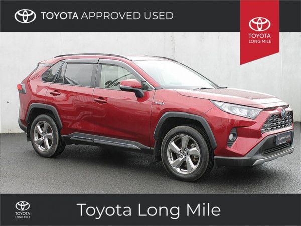 Toyota RAV4 SUV, Petrol Hybrid, 2021, Red