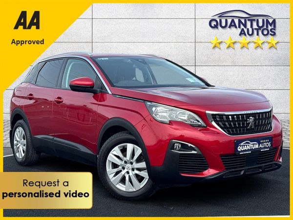 Peugeot 3008 Saloon, Diesel, 2019, Red