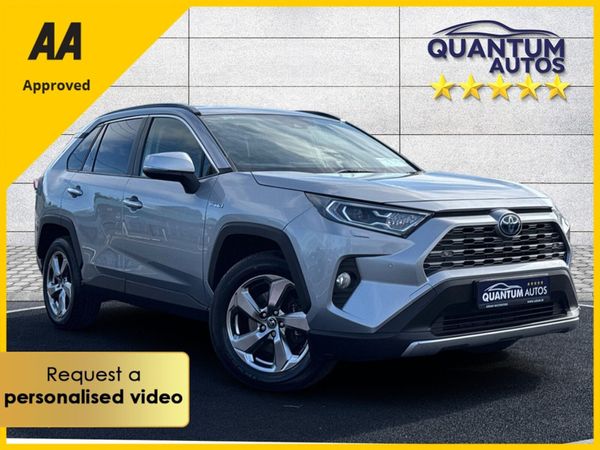 Toyota RAV4 SUV, Petrol Hybrid, 2019, Silver