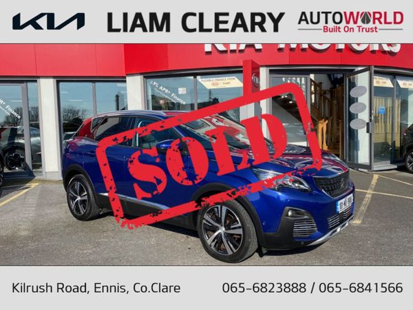 Peugeot 3008 MPV, Petrol, 2018, Blue