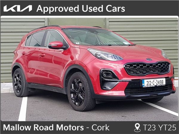 Kia Sportage MPV, Diesel Hybrid, 2021, Red