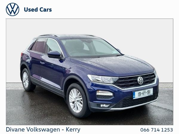 Volkswagen T-Roc SUV, Petrol, 2019, Blue