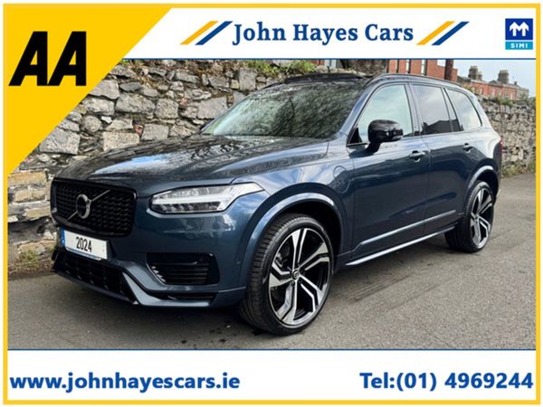 Volvo XC90 Estate, Petrol Plug-in Hybrid, 2024, Blue