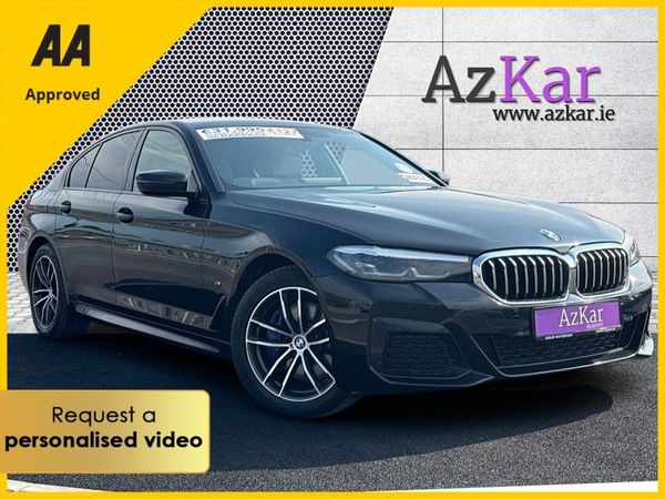 BMW 5-Series Saloon, Petrol Plug-in Hybrid, 2021, Black