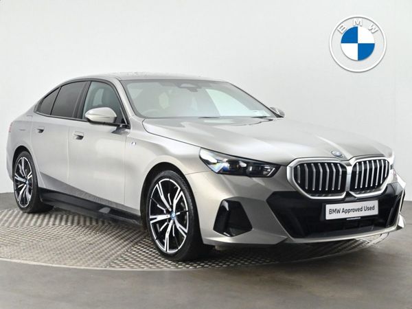 BMW 5-Series Saloon, Petrol Plug-in Hybrid, 2024, Grey