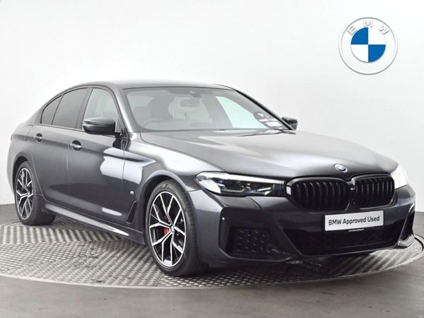 BMW 5-Series Saloon, Diesel Hybrid, 2022, Grey