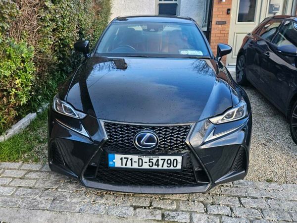 Lexus IS Saloon, Petrol Hybrid, 2017, Black