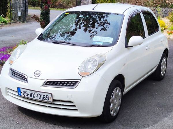 Nissan March Hatchback, Petrol, 2009, White