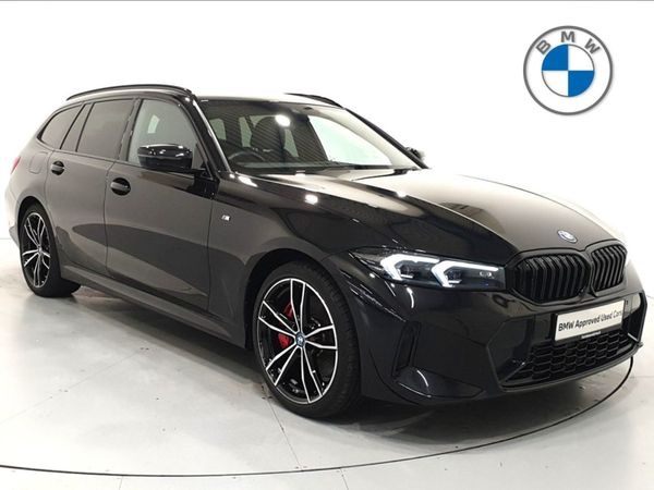 BMW 3-Series Estate, Petrol Plug-in Hybrid, 2024, Black