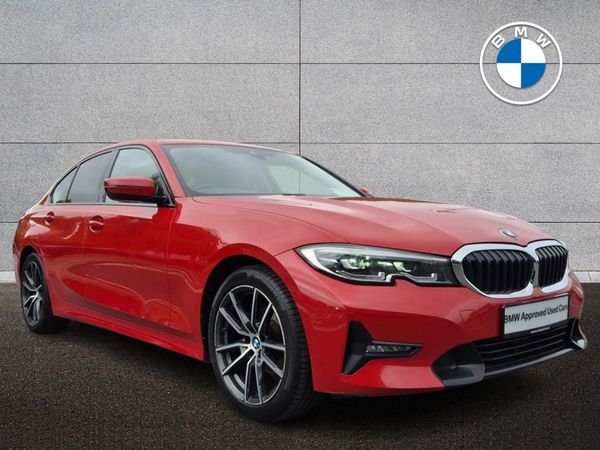 BMW 3-Series Saloon, Diesel, 2019, Red