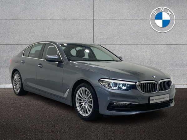 BMW 5-Series Saloon, Diesel, 2018, Blue
