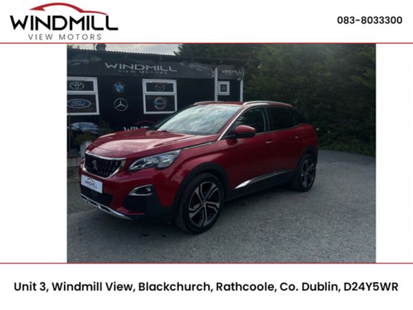 Peugeot 3008 MPV, Petrol, 2018, Red