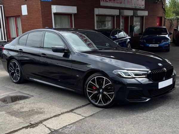 BMW 5-Series Saloon, Hybrid, 2022, Black