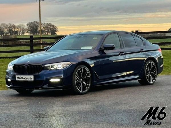 BMW 5-Series Saloon, Diesel, 2017, Blue