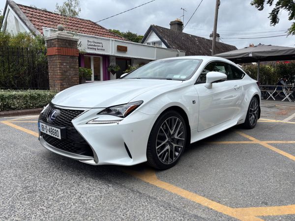 Lexus RC Coupe, Petrol Hybrid, 2018, White
