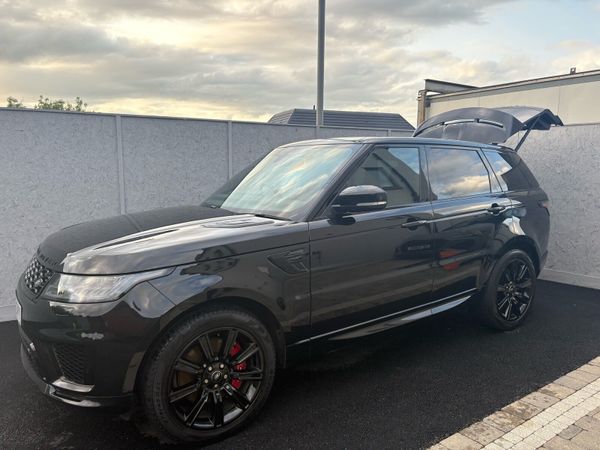 Land Rover Range Rover Sport SUV, Petrol Hybrid, 2022, Black
