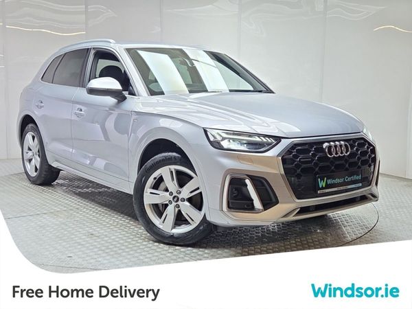 Audi Q5 SUV, Petrol Plug-in Hybrid, 2022, Silver