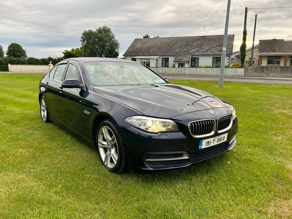 BMW 5-Series Saloon, Diesel, 2015, Blue