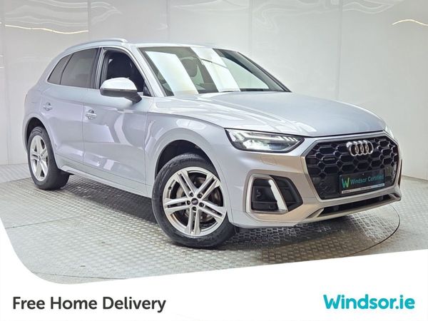 Audi Q5 SUV, Petrol Plug-in Hybrid, 2022, Silver