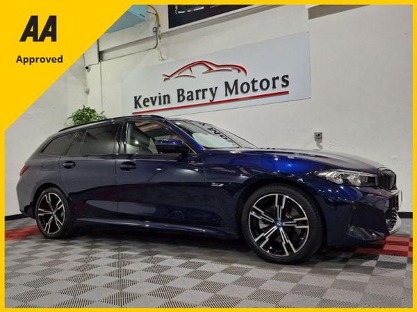 BMW 3-Series Estate, Petrol Hybrid, 2022, Blue