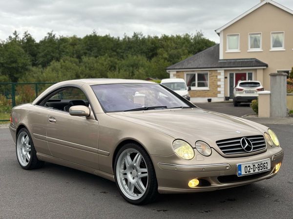 Mercedes-Benz CL-Class Coupe, Petrol, 2002, Gold